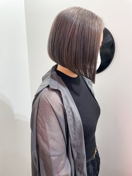 デート 下北沢(DATE) ミニボブ×グレージュ