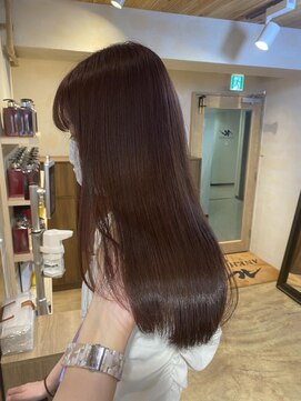 アンククロス 表参道(ANKH CROSS) ブリーチなし☆ピンクブラウン