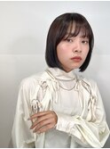 ボブ/ミニボブ/ラベンダーアッシュ
