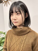 内巻き丸みボブエフォートレス_髪質改善/20代30代40代