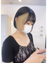 ワルム(warme)&nbsp;ボブ×インナーカラー