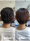 どんな強いクセ毛もハンドブローでまとまる