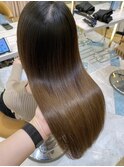 【 Lond佐野】シルキーグレージュ パールベージュ ストレート