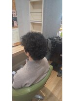 ブロッサム 東中野店&nbsp;20代30代メンズスパイラルパーマワイルドオシャレ感アッシュ