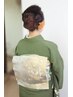 着付け＋ヘアセット￥10000