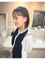 アスラン(ASLAN)&nbsp;【aslan】ボブ/レイヤーボブ/インナーカラー/ミルクティカラー