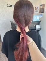 カノエ 宇部小串店(canoe)&nbsp;インナーカラーピンクカラー