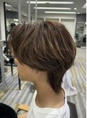 メンズミディアムウルフ