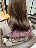 ◇アッシュベージュ×くすみピンク◇