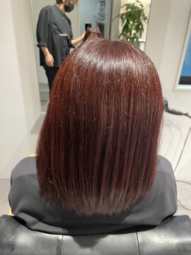 フク(FUKU) 白髪染め使わない白髪染め～カシスボブ