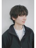 メンズニュアンスマッシュパーマ