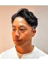 ジェントル(GENTLE) ON/OFFでもキマる好印象ニュアンスパーマ/ツーブロック