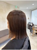 【溝の口美容室　cam by neolive 　縮毛矯正　ボブ】　　
