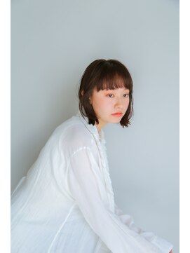 チル(chill) パーマなしでも叶う＊外ハネふんわりボブ