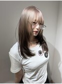 WHITE BEIGE × BROWN【ルーツカラー】