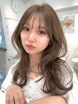 オニキス(ONYX)&nbsp;T84ブリーチなしダブルカラーくびれヘア韓国レイヤーカット