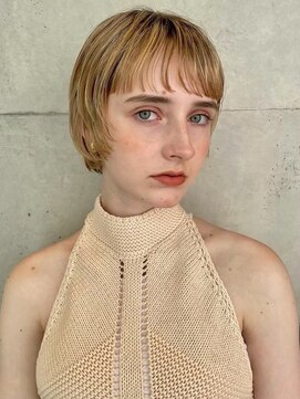 スクリーンギンザメゾン 銀座(SCREEN GINZA MAISON.) クラゲヘアー/小顔に見せるヘア/ココアベージュ/銀座