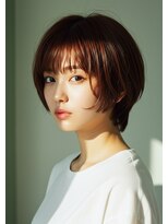 コトナ 越谷店 大人ショート/アプリコットオレンジカラー/小顔/髪質改善/越谷