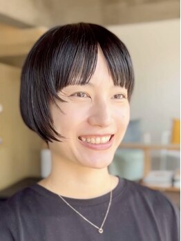 グラス(glass)の写真/ショートの顔回りのカットなら[stylist金島]にお任せ◇丁寧なカウンセリングで一人ひとりに似合うカットを*