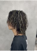 MEN’S HAIR/サーフカール/刈り上げセンターパート