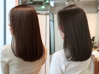 キール 海浜幕張(keel)の写真/大人女性に嬉しいマンツーマン施術&明るく染まる白髪染め好評◎[海浜幕張/髪質改善/白髪染め/ヘッドスパ]