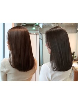 大人女性に嬉しいマンツーマン施術&明るく染まる白髪染め好評◎[海浜幕張/髪質改善/白髪染め/ヘッドスパ]