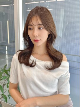 アールヘアーデザイン 千種(r hair design) ゆるふわロングベージュカラーブリーチしない透明感カラー