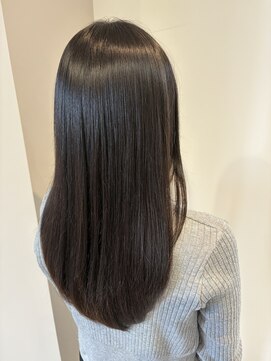 酸性ストレートで艶髪へ