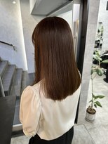 ノス 表参道(NOOS)&nbsp;髪質改善インナーグレージュピンクベージュNOOS根本