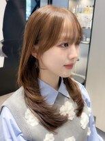 ハルキミナト ジャパン ヨコハマ(HARUKI MINATO japan YOKOHAMA) ミディアムレイヤー/レイヤー/顔周りカット