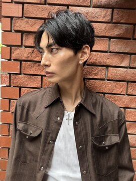 サイン メンズ 渋谷(SIGN men's) フェザーパーマダウンパーマニュアンスパーマセンターパート