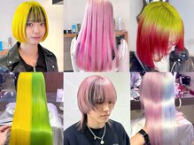 ピチカート 原宿(pizzicato)の雰囲気（好みに合わせたデザインカラー［ブリーチ/ダブルカラー/ウルフ］）