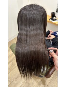 グリーンルームセカンド 結城店(GREEN ROOM. 2nd) [40代]つるりんちょ。ZERO髪質改善カラー×艶透明感カラー