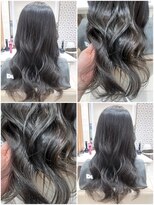 ピークアブー アヴェダ ギンザシックス(PEEK-A-BOO AVEDA GINZASIX)&nbsp;ミディアムレイヤーグレージュダークブラウン韓国レイヤー◆