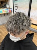 金メッシュツイストスパイラルパーマ