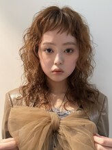 ユルク トウキョウ(jurk tokyo)&nbsp;ウェットカーリーパーマ×ベビーバング