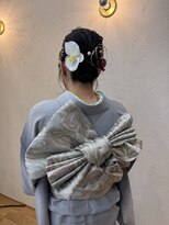ミルカ(MIRKA)&nbsp;変わり帯 着物 結婚式お呼ばれスタイル