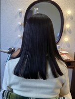 エルサフィロ キタハマ(el zafiro kitahama) 30×40×50代×似合わせカット×ストレートにパーマ