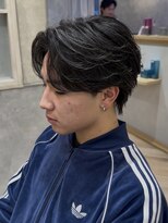 レイズ 名古屋駅(RAYS) ニュアンスフェザーパーマセンターパートウルフ h