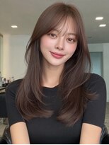 ラ ブーケ 御器所店(La Bouquet)&nbsp;韓国風マロンブラウンで叶う上品艶ミディ