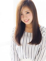【ヘアジュレドゥ古居】 大人カワイイ自然なストレートセミディ