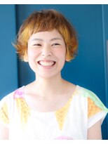 ニコヘアー(niko hair) イエローショート▼LINEID@vey3047y