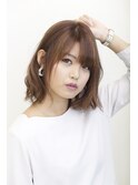 無造作ボブ