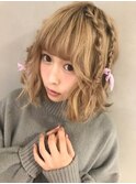 ざっくり三つ編みセット