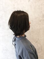 パルフェ ヘアー バイ オーク 九大学研都市(parfait hair byOAK)&nbsp;前下がりショートレイヤー