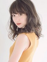 ゆるミディアム☆グレージュで抜け感ヘア
