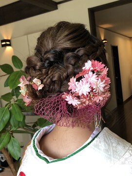 サロン 和 アップスタイル