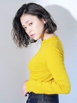 アルバム 銀座(ALBUM GINZA)&nbsp;ふわボブ_外ハネボブアッシュブラウンネオウルフ_67071