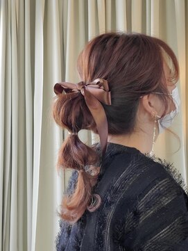 ブルーフィン シセロ(Blue Fin cicero) 玉ねぎヘアーセルフアレンジ透け感バング