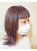 HUEグロス×ハイ&ローライト×ピンク☆大人のデザインカラー☆